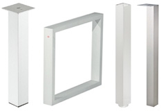 Tischfüsse aus Aluminium