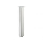 Tischbeine, Edelstahl - quadratisch mit Platte - H 720 mm 720 mm | Eckmontage