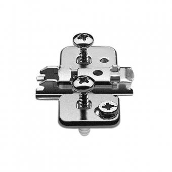 174H7100E Exzenter-Kreuzmontageplatte + Schraube Höhe 8,5 mm 174H7100E Distanz 0 mm