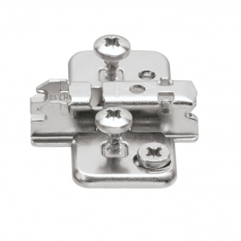 CLIP top Exzenter-Kreuzmontageplatte 3 mm / 11,5 mm 174H713ZE - 3 mm HV Zw-Anschlag