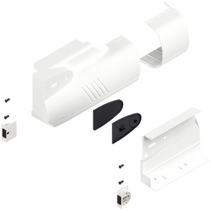 23K8000 Aventos HK Abdeckkappen-Set weiß für SD 