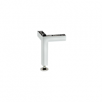 Möbelfuß Alu H 115-123 mm einstellbar 