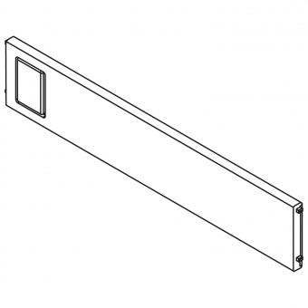 AMBIA-LINE Querteiler Stahldesign für LBX Schubkasten 200 mm 