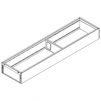 ZC7S450RS1 AMBIA-LINE Rahmen Stahldesign terraschwarz Ambia Stahlrahmen TS, B 100 x H 51 mm