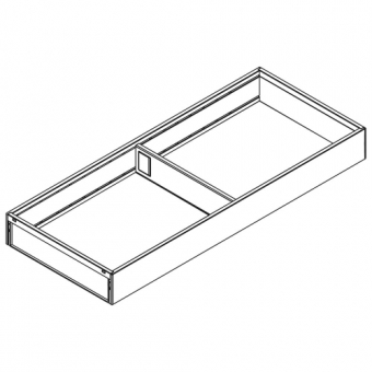 AMBIA-LINE Rahmen Stahl für LBX ab NL 450 mm, B 200 mm 