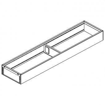 ZC7S500RS1 AMBIA-LINE Rahmen Stahldesign terraschwarz Ambia Stahlrahmen TS, B 100 x H 51 mm