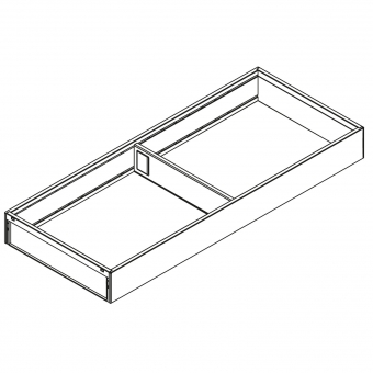 AMBIA-LINE Rahmen Stahl für LBX ab NL 550 mm, B 200 mm 