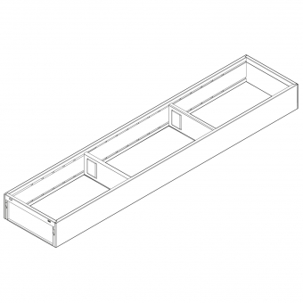 AMBIA-LINE Rahmen Stahl für LBX ab NL 650 mm, B 100 mm 
