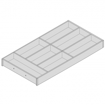 AMBIA-LINE Besteckeinsatz Holzdesign für LBX, NL 600 mm 