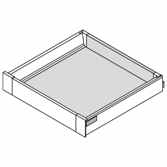 antaro Innenlade montiert 450 mm/MZ für 16 mm Seiten Breite 450 mm | Länge/Tiefe 500 mm | grau