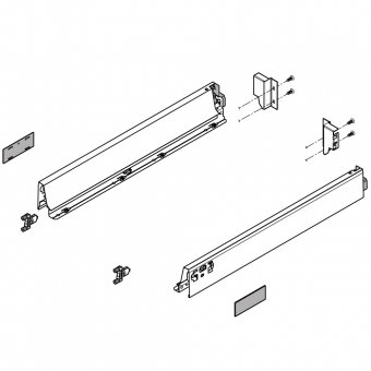 Tandembox antaro Standardkorpus N, terraschwarz 