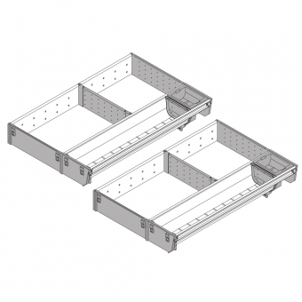 ORGA-LINE Kombi-Set, KB 800 mm - L 424 mm Orga Set Fach 2 x B 289 / L 424 mm