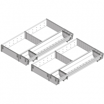 ORGA-LINE Kombi-Set, KB 800 mm - L 474 mm Orga Set Fach 2 x B 289 / L 474 mm