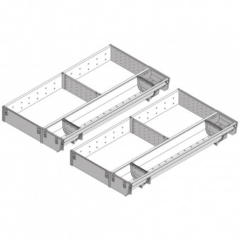 ORGA-LINE Kombi-Set, KB 800 mm - L 524 mm Orga Set Fach 2 x B 289 / L 524 mm