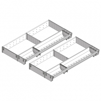 ORGA-LINE Kombi-Set, KB 800 mm - L 574 mm Orga Set Fach 2 x B 289 / L 574 mm