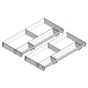 ORGA-LINE Kombi-Set, KB 800 mm - L 624 mm Orga Set Fach 2 x B 289 / L 624 mm