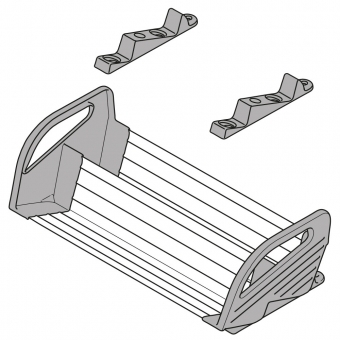ZFZ.45G0I Gewürzhalter Orga Gew.Halter für KB 450 mm