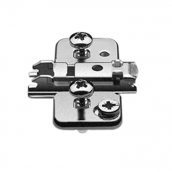 CLIP top Exzenter-Kreuzmontageplatte 0 mm / 8,5 mm 174H710ZE - 0 mm HV Zw-Anschlag
