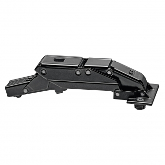 CLIP top Blumotion Scharnier für dünne Türen 110°, onyxschwarz 71B453T ab 8 mm Türdicke, mit Dämpfung / Expando T - ONS
