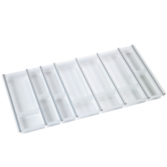 Besteckeinsatz cuisio für Schubladen-Innenbreite 895-920 mm, graphit cuisio - graphit für 1000 mm Schrankbreite