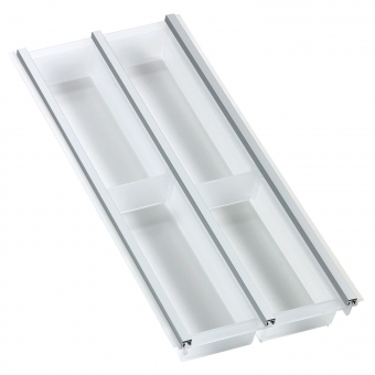 Besteckeinsatz cuisio für Schubladen-Innenbreite 195-220 mm, graphit cuisio - graphit für 300 mm Schrankbreite