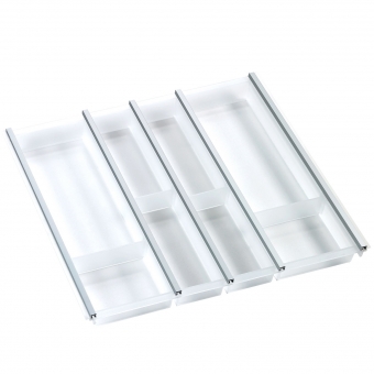 Besteckeinsatz cuisio für Schubladen-Innenbreite 495-520 mm, graphit cuisio - graphit für 600 mm Schrankbreite