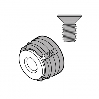 70T4532T EXPANDO T Dübel lose + Schraube 