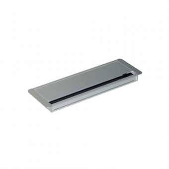 Kabeldurchlass Exit Edge 25 aus Aluminium / alu L 360 mm Exit Edge 25 Alu/alu - 360x120x25 mm