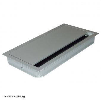 Kabeldurchlass Möbel G14S gerader Deckel 120 x 450 mm Exit G14S alu - 120x450x25 mm
