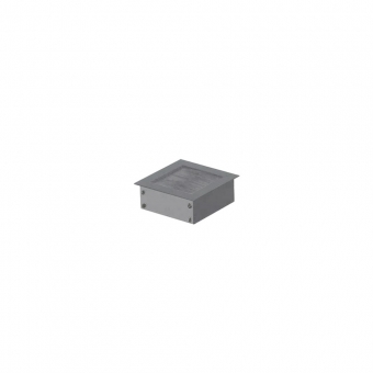 Kabeldurchlass Exit NC Aluminium-Optik 69 x 69 mm Exit NC 69 x 69 x 25 mm Alu / alu