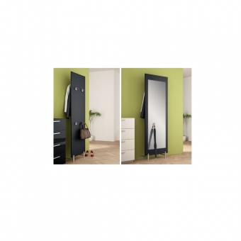 Garderoben-Beschlagsatz für Holzplatten 