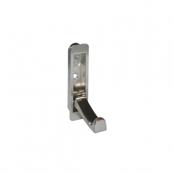 Garderobenhaken verchromt poliert L 47,5 mm Klapphaken chrom 80 x 20 x 13,5 mm