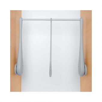 Garderobenlift Only Tragkraft 12kg - B 730-1190 mm 730-1190 mm | alufarben