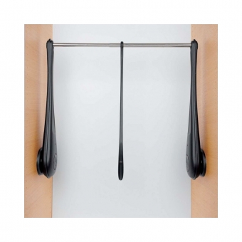 Garderobenlift Only Tragkraft 12kg - B 730-1190 mm 730-1190 mm | schwarz