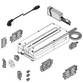 SERVO-DRIVE flex Set für Geschirrspüler Einbau 