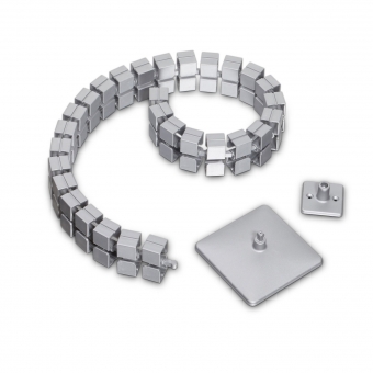 Kabelkette L 1254 mm, silber Gliederkette Set 1254 / silb.