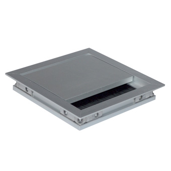 Kabeldurchführung Tisch G11S gerader Deckel 80 x 80 mm Exit G11S 13 alu - 80x80x13,5 mm