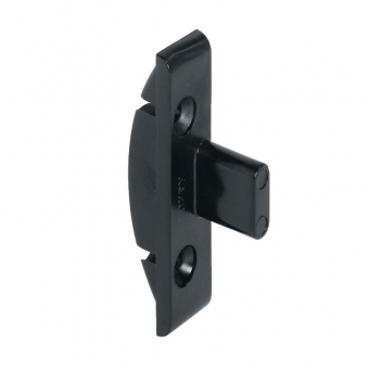 Rahmenteil Keku EH zum Einnuten + Schrauben mit Senkkopf Ø 4 mm Rahmenteil Keku EH schwarz Nut