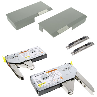 AVENTOS HK Klappenhalterset grau f. Tip-On - LF 3200-9000 HK-Set grau, LF 3200-9000 alt 20K2900T -> neu 22K2900T