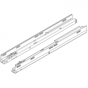 578 Tandembox Vollauszug für Tip-On Blumotion, 30 kg 