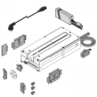 SERVO-DRIVE flex Set für Einbaukühlschrank 
