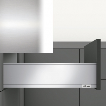 Legrabox Zarge K (128,3 mm) NL 350-550 mm, inox 