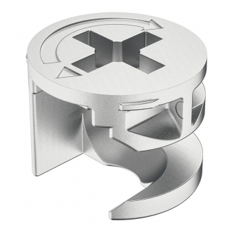 MINIFIX 12 Gehäuse ab 12 mm Dicke blank ohne Abdeckrand Geh. Minifix 12 blank