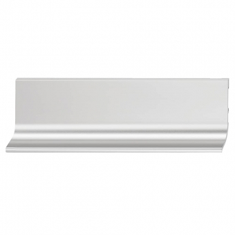 Aluminium-Griffmulde I edelstahlfarben L 2500 mm Alu-Griffmulde edelstahl 2500 mm