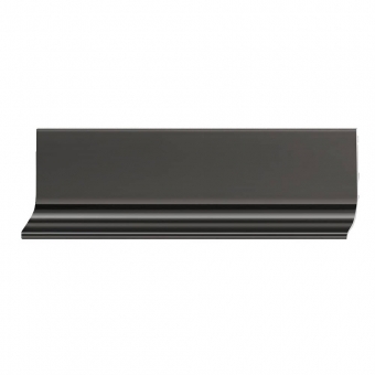 Aluminium-Griffmulde I schwarz L 2500 mm Alu-Griffmulde schwarz 2500 mm