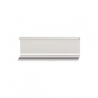 Aluminium-Griffmulde II edelstahlfarben L 2500 mm Alu-Griffmulde edelst. U-Profil 2500 mm