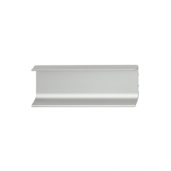 Aluminium-Griffmulde II silberfarben L 2500 mm Alu-Griffmulde silber U-Profil 2500 mm