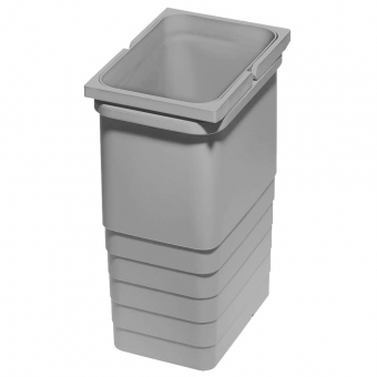 Abfallbehälter 6 Liter, H 275 mm hellgrau 