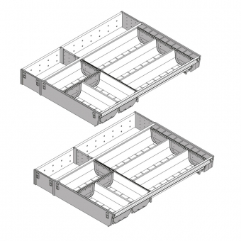 ORGA-LINE Besteckeinsatz, KB 1000 mm - L 474 mm Orga Set Besteck 2 x B 377 / L 474 mm
