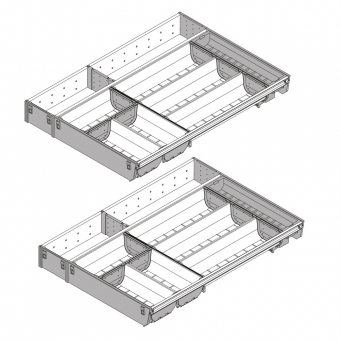 ORGA-LINE Besteckeinsatz, KB 1000 mm - L 524 mm Orga Set Besteck 2 x B 377 / L 524 mm